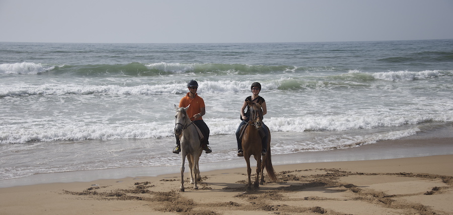 balade a cheval atlantique maroc