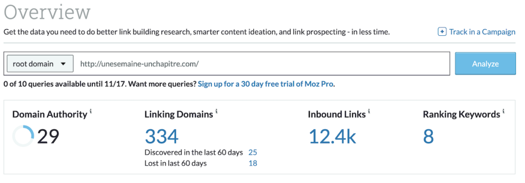 exempte moz rank domain authority