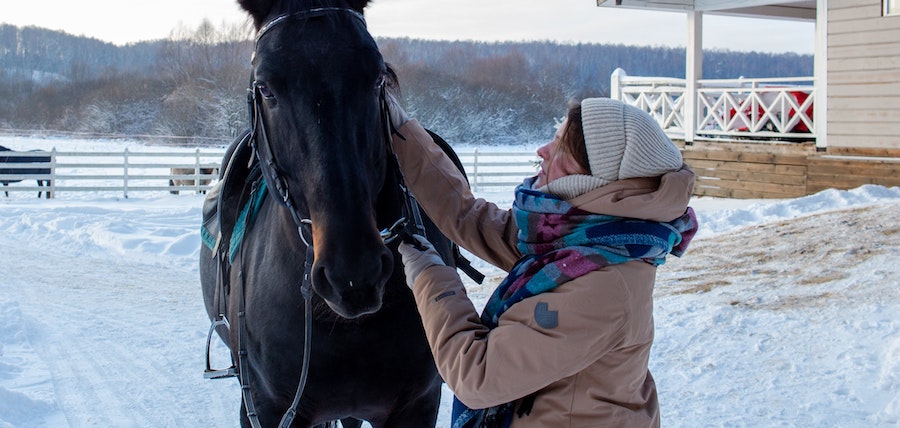 tenue equitation hiver