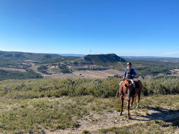 balade a cheval en provence les paysages