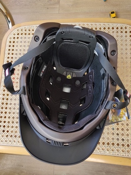 casque mistrall 2 interieur