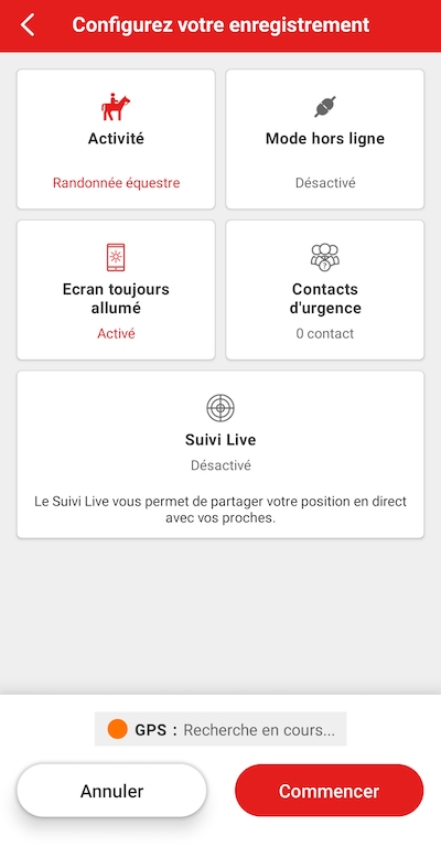 Open Runner partage de position en temps reel
