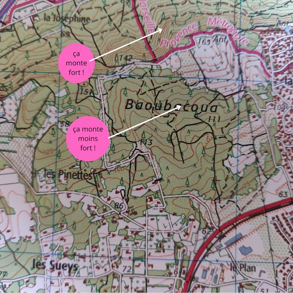 carte ign comprendre le dénivelé