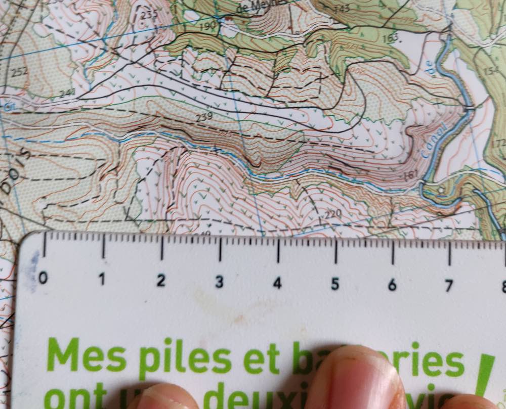 carte ign mesure de distances
