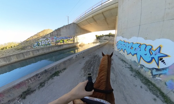 départ de balade a cheval