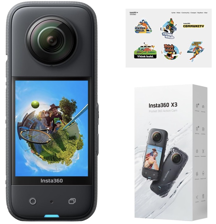 Insta 360 x3 demarrage