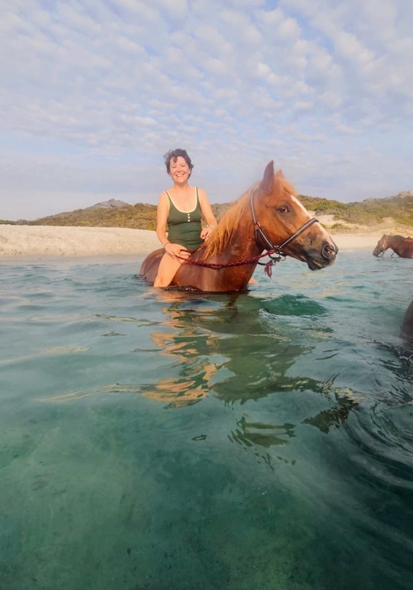 balade cheval corse baignade