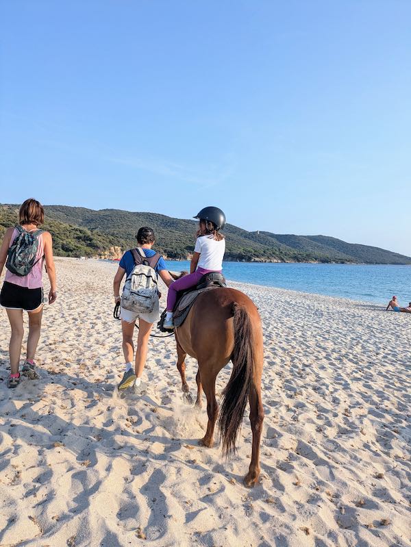 balade poney plage
